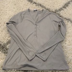 Athleta Uptempo Ribbed Henley size L